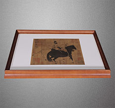 康巴什书画装裱配框服务案例